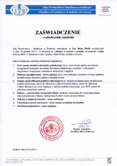biuro rachunkowe pro tax krakow certyfikat 3 752 1064